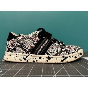 Desigual Sneakers Shoes Exotic Cosmic Snake Spatter Pattern Women Sz 9 US 40 EU